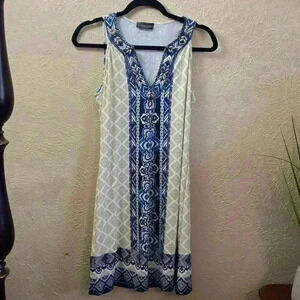 Hale Bob Quinby Sleeveless Jersey Dress *Beaded* by Hale Bob Size Small